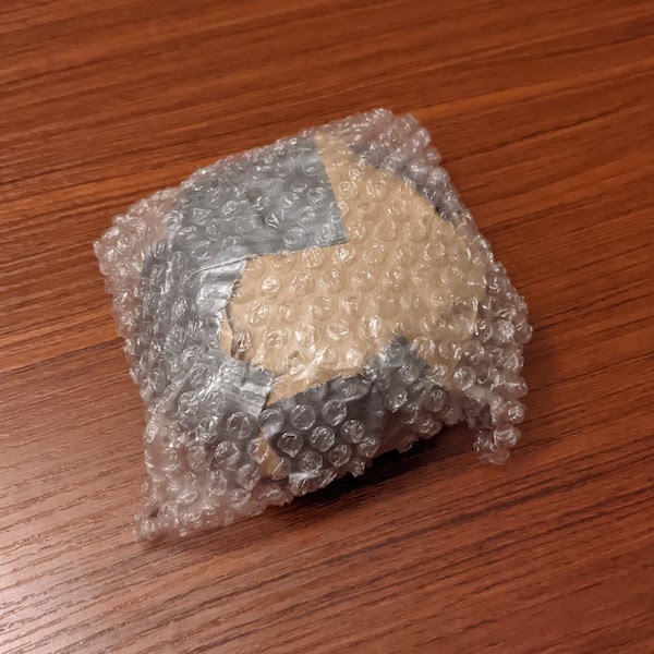 Bubble wrap over the paper head