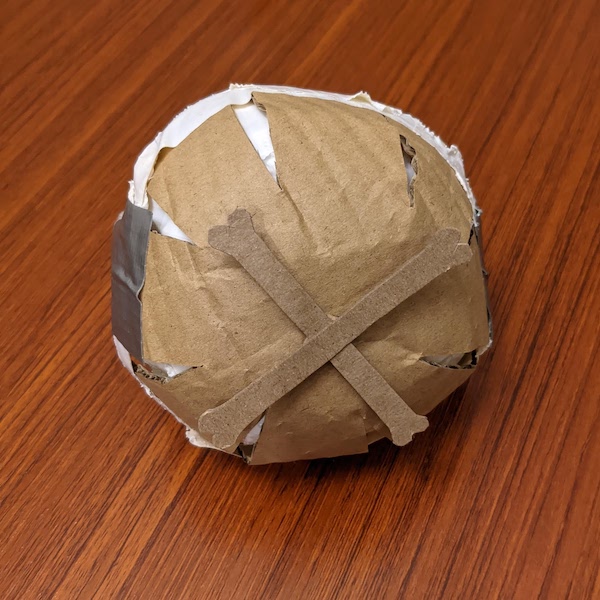 Propellor glued to the rest of the hat